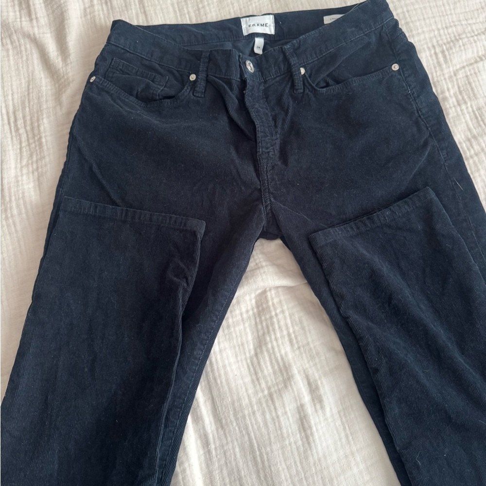 Frame Denim Navy Corduroy Pants - Picture 4 of 8
